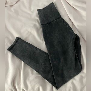distressed high waist leggings